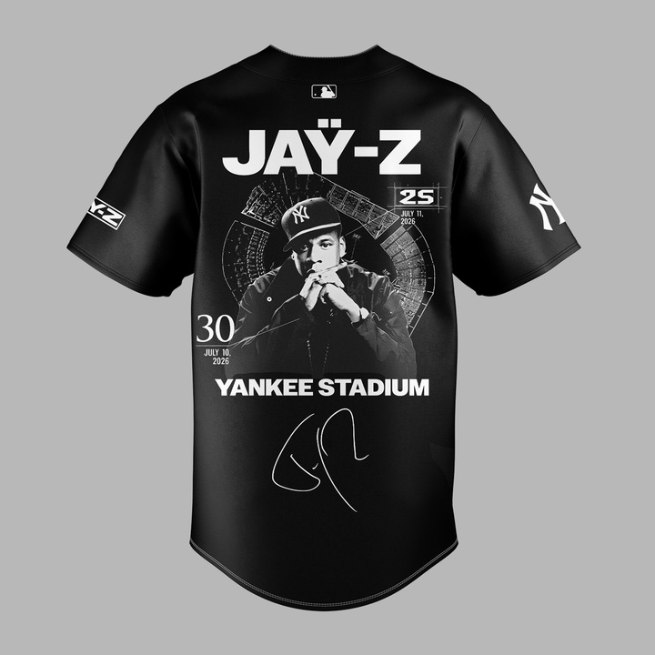 Special New JAŸ-Z Yankee Stadium Shows Black Jersey 2026