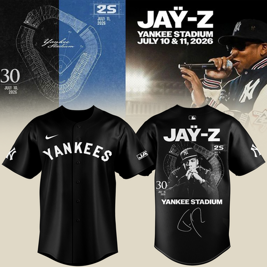Special New JAŸ-Z Yankee Stadium Shows Black Jersey 2026