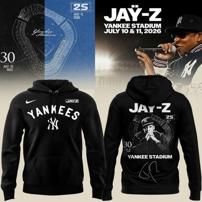 Special New JAŸ-Z Yankee Stadium Shows Black Hoodie 2026