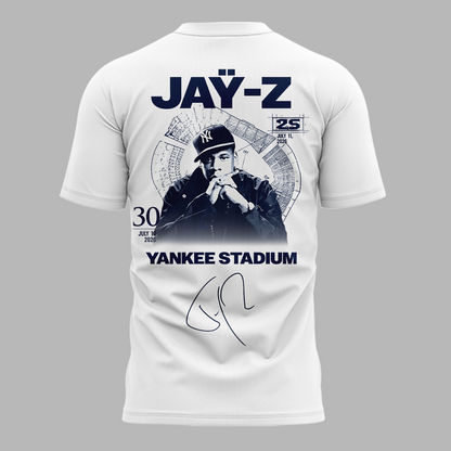 Special New JAŸ-Z Yankee Stadium Shows White Tshirt 2026