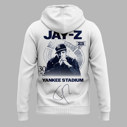 Special New JAŸ-Z Yankee Stadium Shows White Hoodie 2026