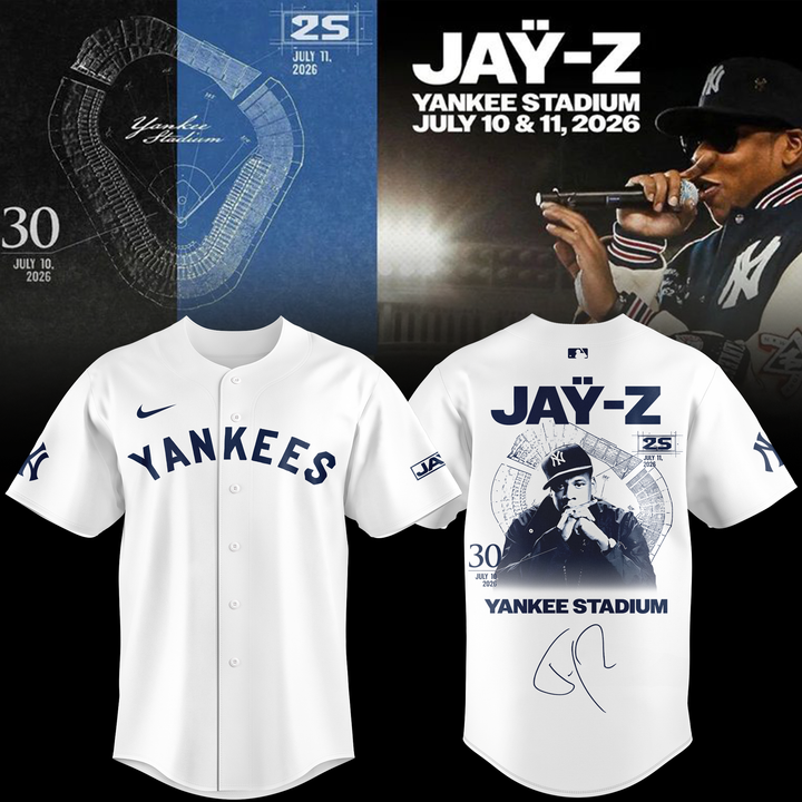Special New JAŸ-Z Yankee Stadium Shows White Jersey 2026