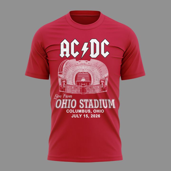 Limited Edition POWER UP Tour 2026 At Ohio Stadium TShirt