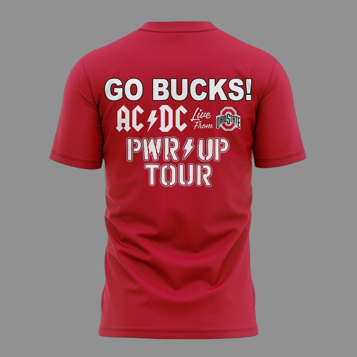 Limited Edition POWER UP Tour 2026 At Ohio Stadium TShirt