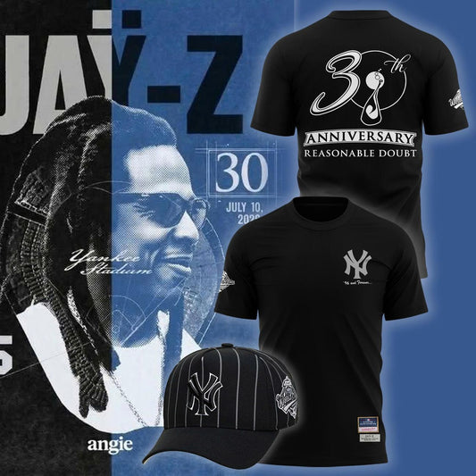 JAY-Z 30 Reasonable Doubt Yankees Tshirt