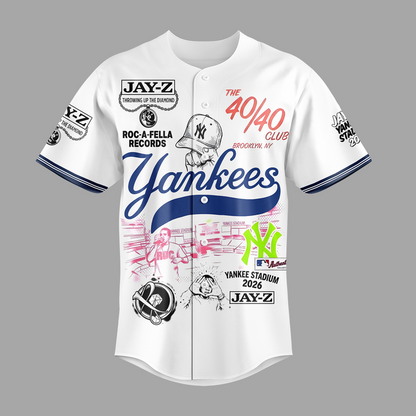 Exclusive Version JAŸ-Z x New York Yankees Jersey 2026