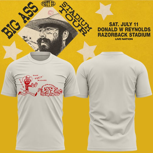 Limited Edition Big Ass Stadium Tour At Razorback Stadium Shirt