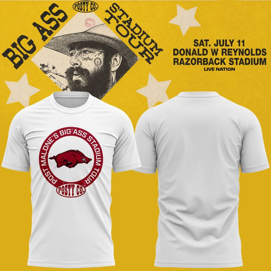 Limited Edition Big Ass Stadium Tour At Razorback Stadium Shirt
