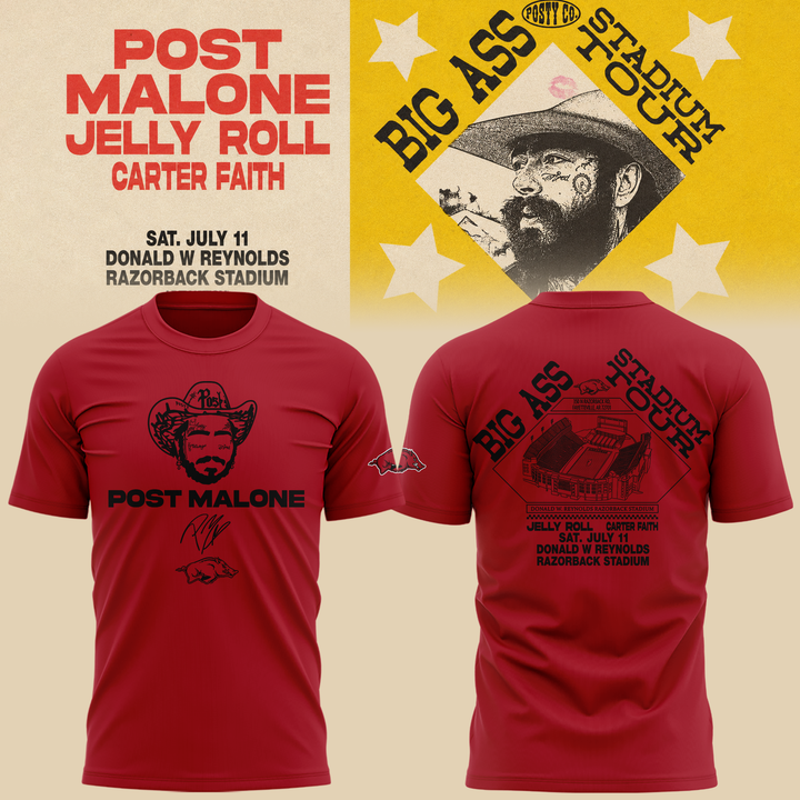 Limited Edition Big Ass Stadium Tour At Razorback Stadium Shirt
