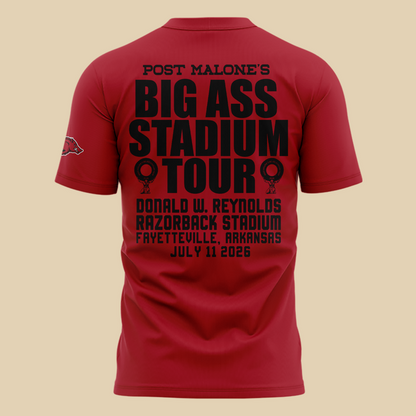 Limited Edition Big Ass Stadium Tour At Razorback Stadium Shirt