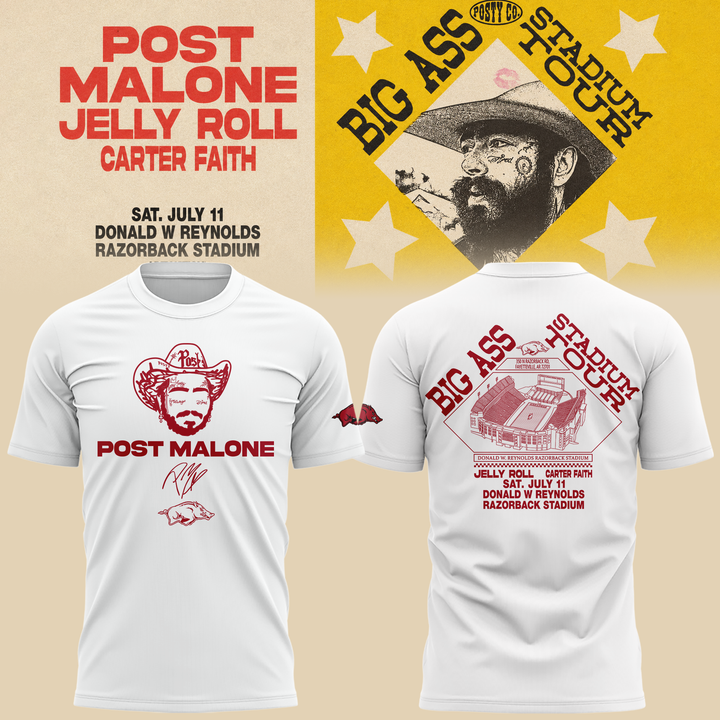 Limited Edition Big Ass Stadium Tour At Razorback Stadium Shirt
