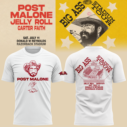 Limited Edition Big Ass Stadium Tour At Razorback Stadium Shirt