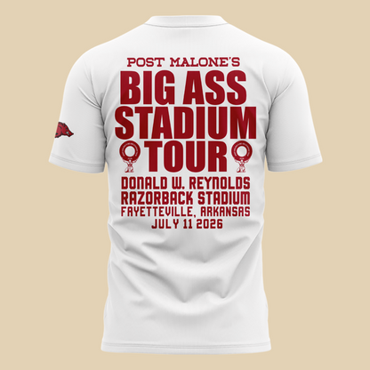 Limited Edition Big Ass Stadium Tour At Razorback Stadium Shirt