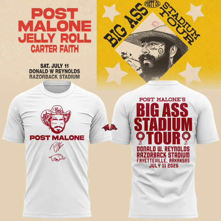 Limited Edition Big Ass Stadium Tour At Razorback Stadium Shirt