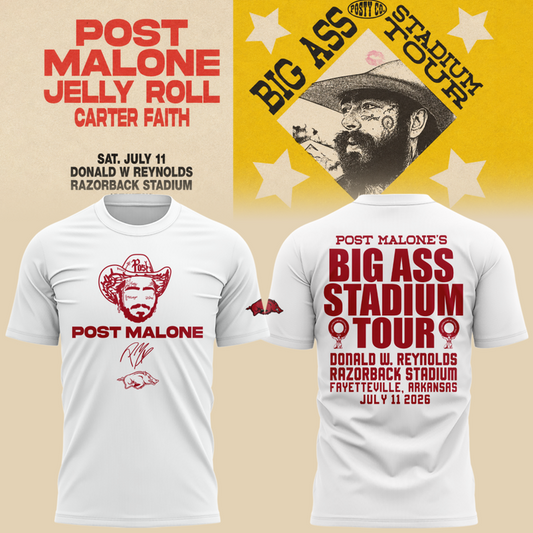 Limited Edition Big Ass Stadium Tour At Razorback Stadium Shirt