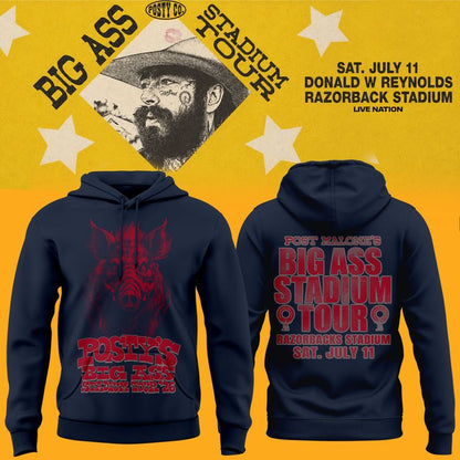 Limited Edition Big Ass Stadium Tour At Razorback Stadium Hoodie