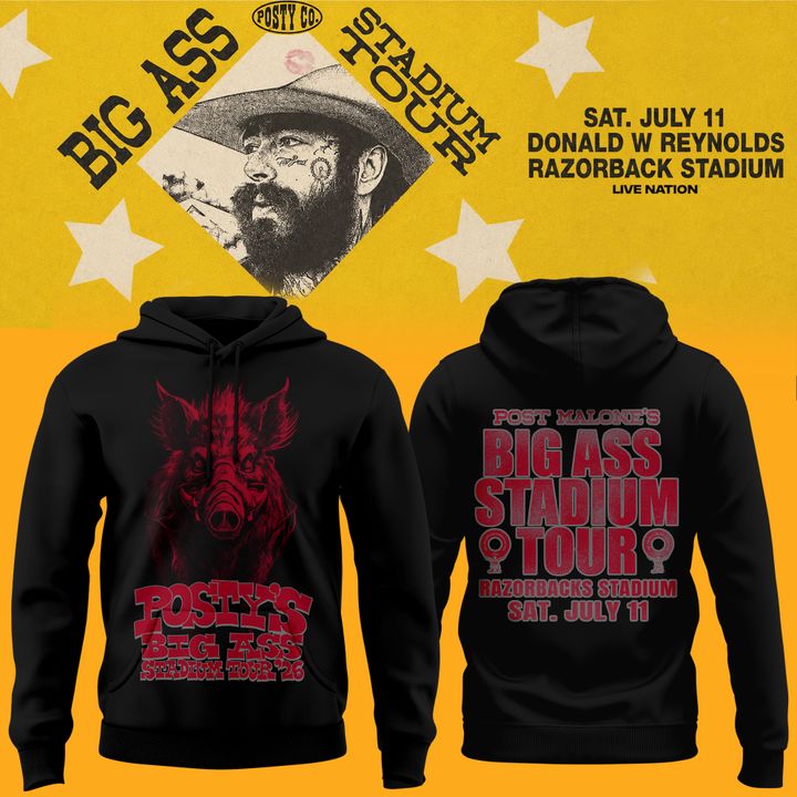 Limited Edition Big Ass Stadium Tour At Razorback Stadium Hoodie