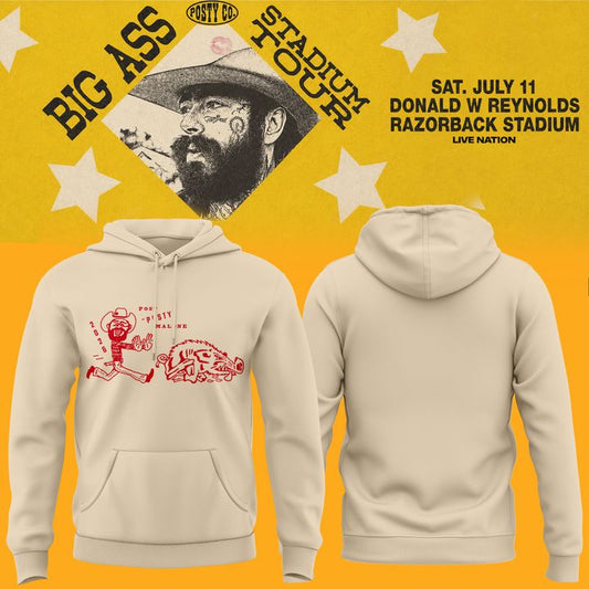 Limited Edition Big Ass Stadium Tour At Razorback Stadium Hoodie