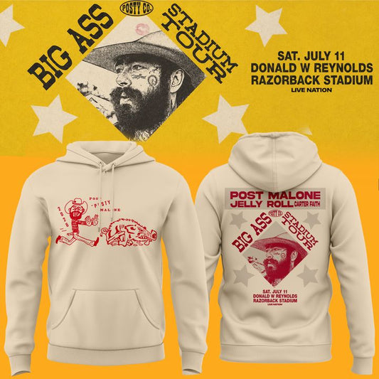 Limited Edition Big Ass Stadium Tour At Razorback Stadium Hoodie