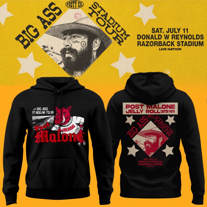 Limited Edition Big Ass Stadium Tour At Razorback Stadium Hoodie