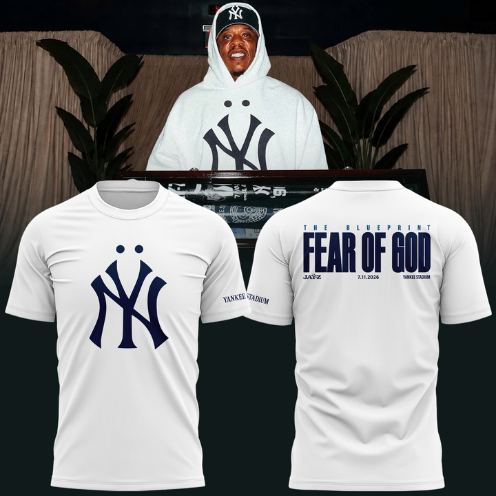 Limited Edition JAŸ-Z "Fear Of God" White Tshirt 2026