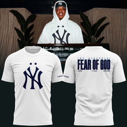 Limited Edition JAŸ-Z "Fear Of God" White Tshirt 2026