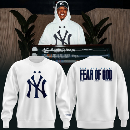 Limited Edition JAŸ-Z "Fear Of God" White Sweat 2026
