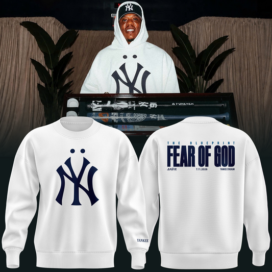 Limited Edition JAŸ-Z "Fear Of God" White Sweat 2026