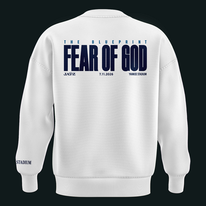 Limited Edition JAŸ-Z "Fear Of God" White Sweat 2026