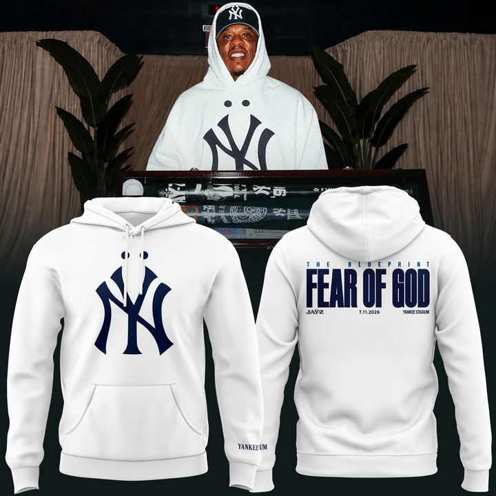 Limited Edition JAŸ-Z "Fear Of God" White Hoodie 2026