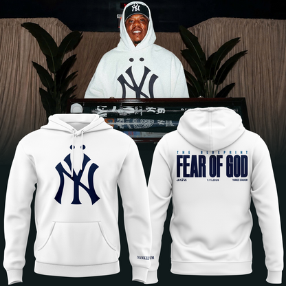 Limited Edition JAŸ-Z "Fear Of God" White Hoodie 2026