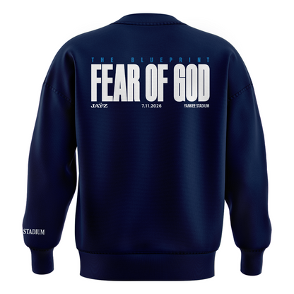 Limited Edition JAŸ-Z "Fear Of God" Navy Sweat 2026