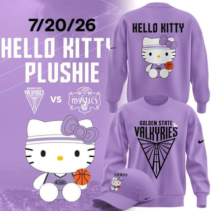 Special Edition Sweatshirt 2026 Golden State Valkyries x Hello Kitty
