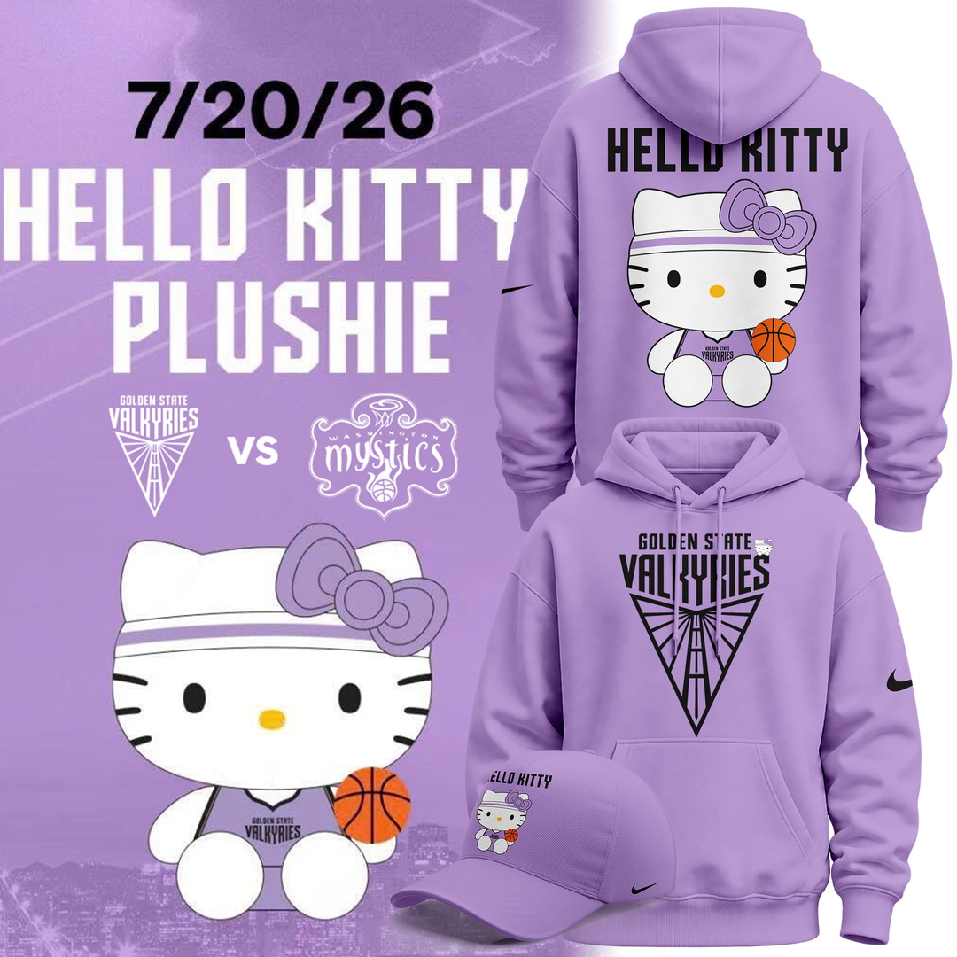 Special Edition Hoodie 2026 Golden State Valkyries x Hello Kitty