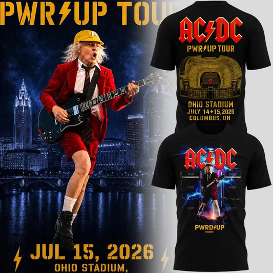 AC/DC - POWER UP TOUR 2026 x Ohio Stadium T-shirt
