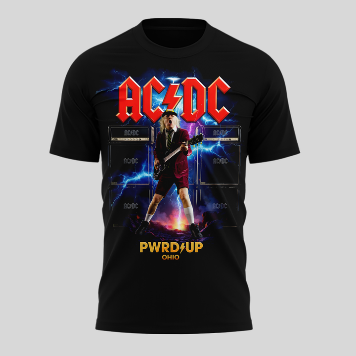 01.AC/DC - POWER UP TOUR 2026 x Ohio Stadium T-shirt