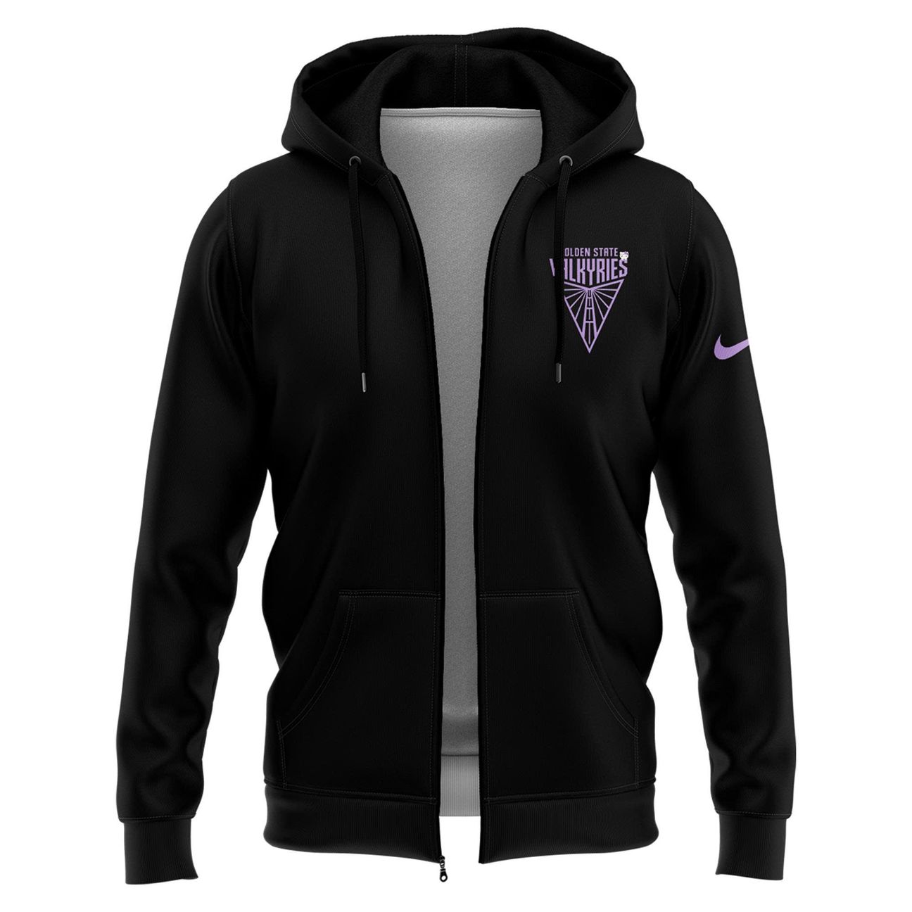 Special Edition Zip Hoodie Black 2026 Golden State Valkyries x Hello Kitty