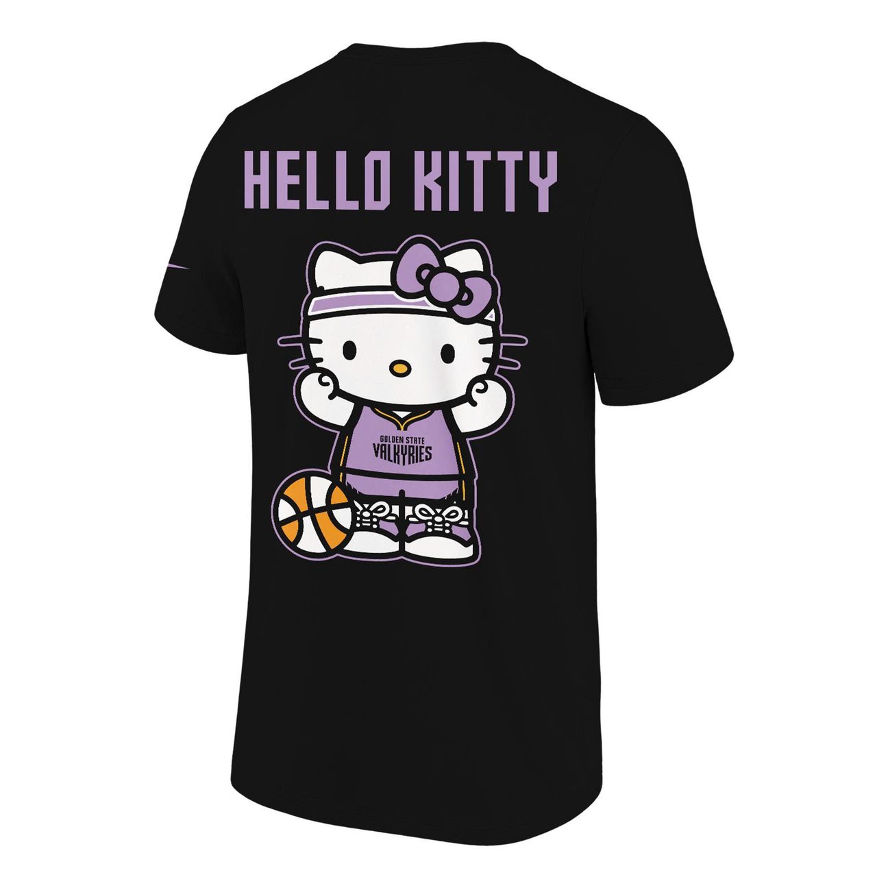 Limited edition Black T-Shirt 2026 Golden State Valkyries x Hello Kitty