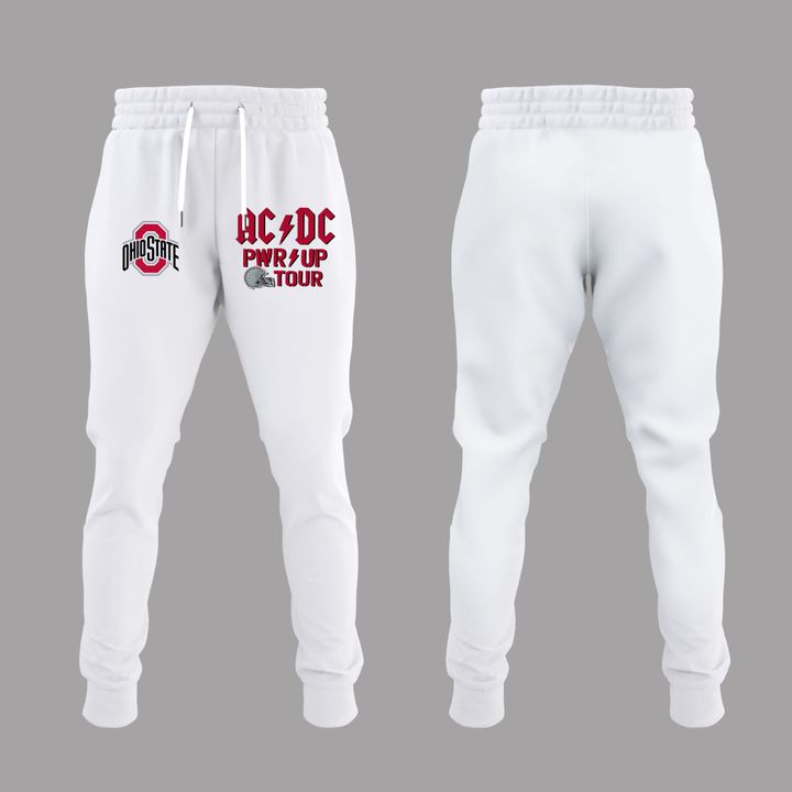 Sweatshirt AC/DC x Ohio State Buckeyes Football - Power Up Tour 2026 Sweatshirt
