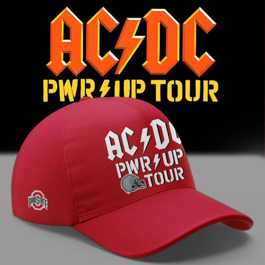 Limited Edition AC/DC x Ohio State Football - Power Up Tour 2026 T-Shirt