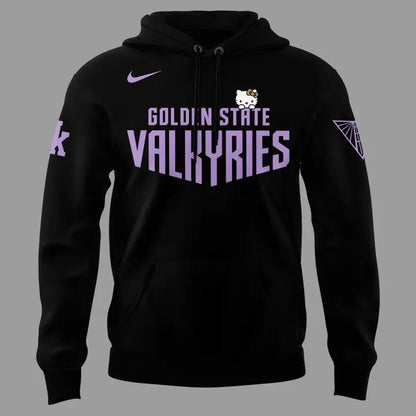 Special edition Golden State Valkyries x Hello Kitty Hoodie Black for fans
