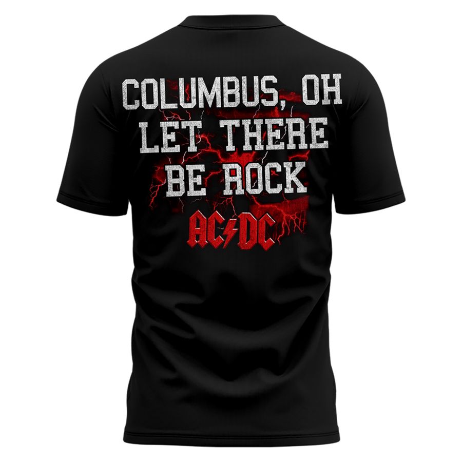AC/DC x Ohio State Buckeyes Football - Power Up Tour 2026 Black T-Shirt 95 Reviews