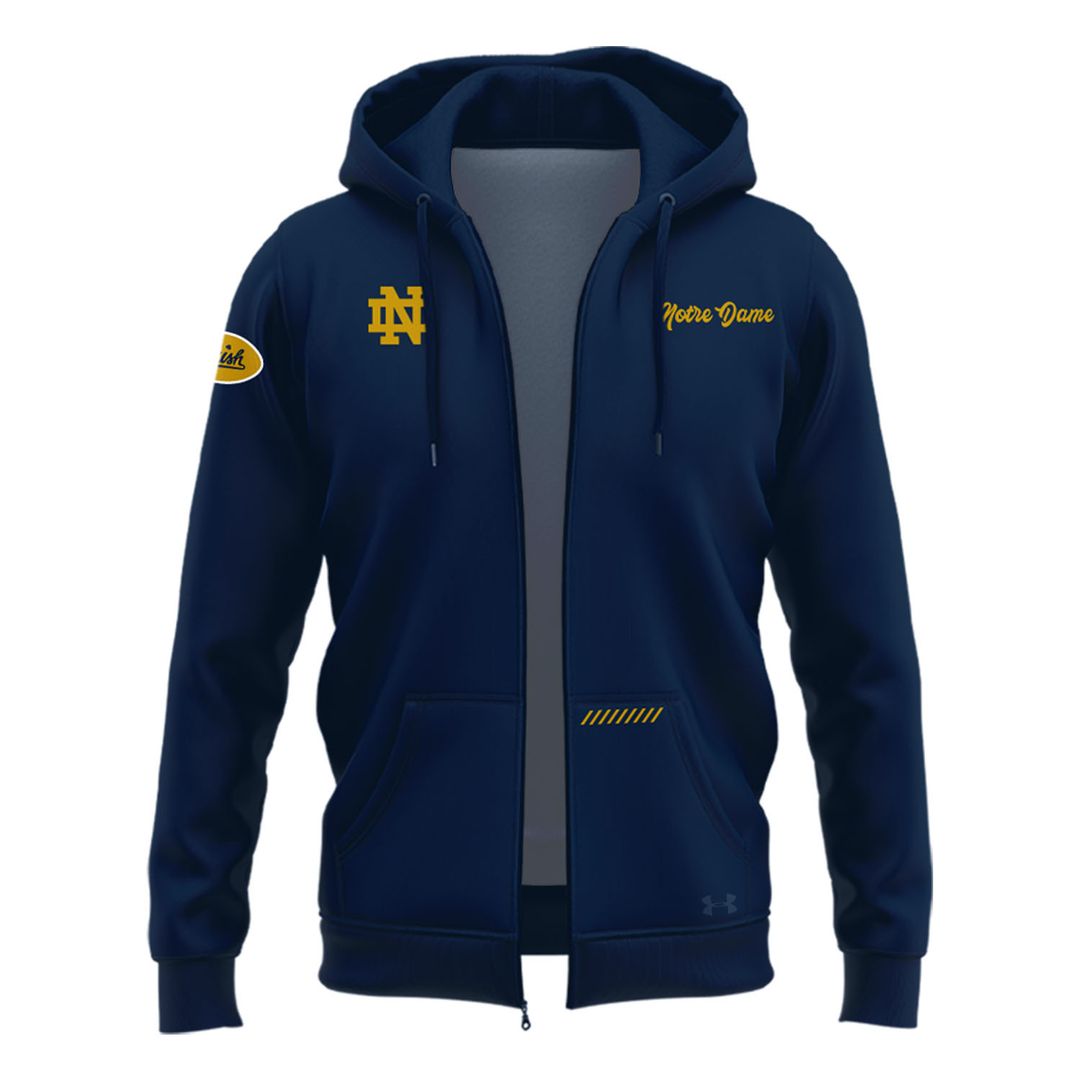 2026 Notre Dame "Go Irish☘️" Zip Hoodie!