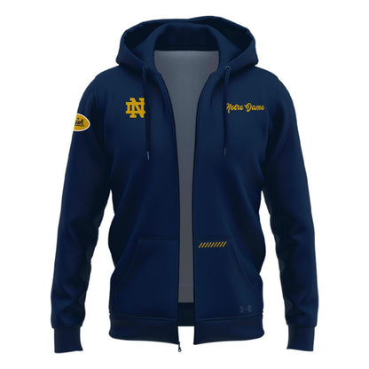 2026 Notre Dame "Go Irish☘️" Zip Hoodie!