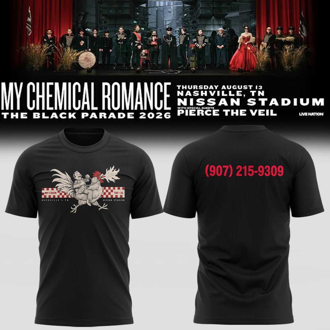 My Chemical Romance The Black Parade 2026 – Nashville, TN T-Shirt
