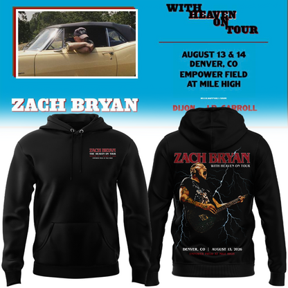 Limited Edition Zach Bryan x Denver Broncos Hoodie