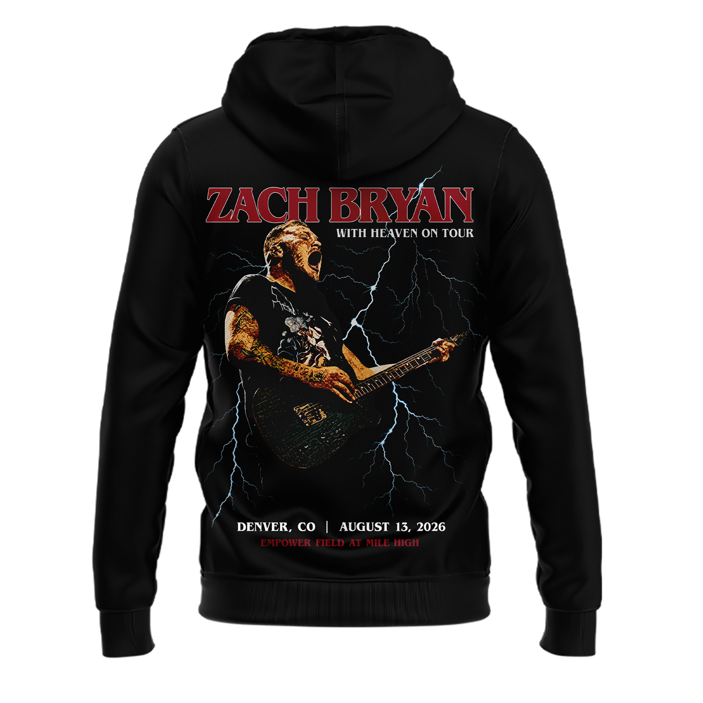 Limited Edition Zach Bryan x Denver Broncos Hoodie