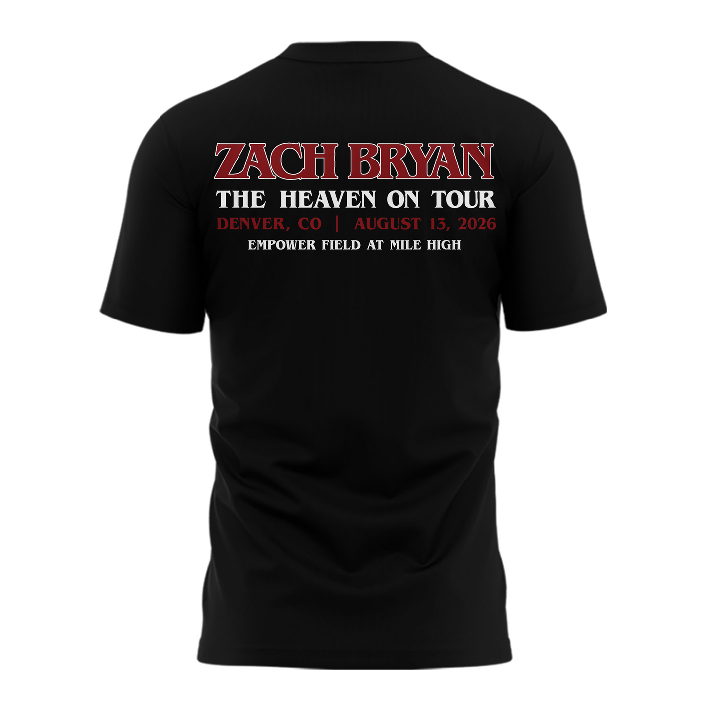 Limited Edition Zach Bryan x Denver Broncos Tshirt