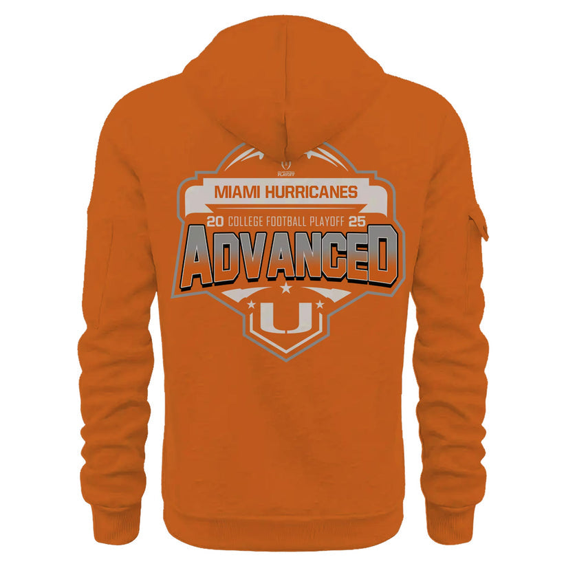 Miami Hurricanes 2025 College Football Playoff | Limited Edition 1/4 Hoodie