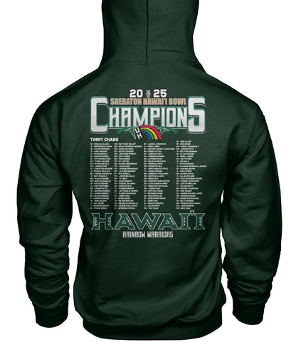 Hawaii Rainbow Warriors - SHERATON HAWAI'I BOWL Champion Hoodie